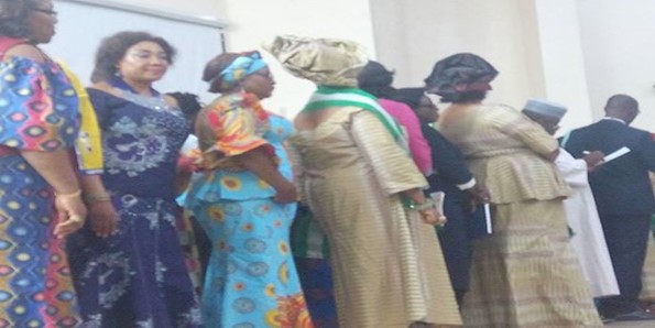 At the launch of national women agenda by association of nig women in business.